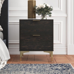 Mascolo Raycliff 2 - Drawer Nightstand in Charcoal