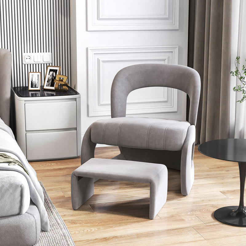 Daneesha Velvet Accent Chair