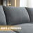 61" Square Arm Modular Loveseat with Storage Space-1223552347