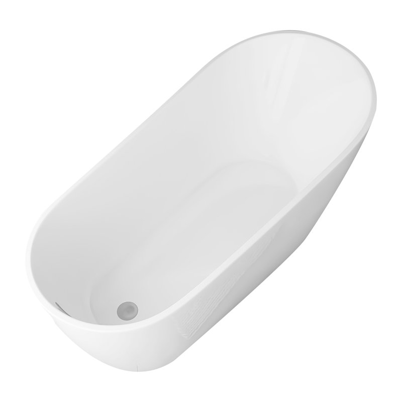 59'' x 31'' Soaking Acrylic Bathtub