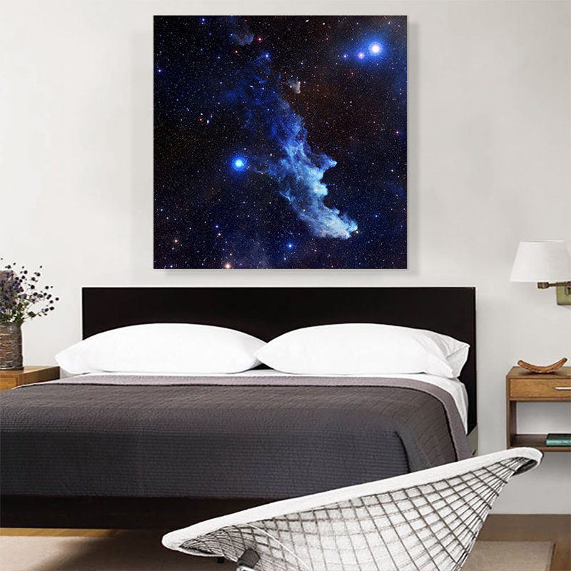 «Witch Head Nebula Hubble Telescope», reproduction de photo sur toile tendue, H 36 po x l 36 po x P 0,75 po