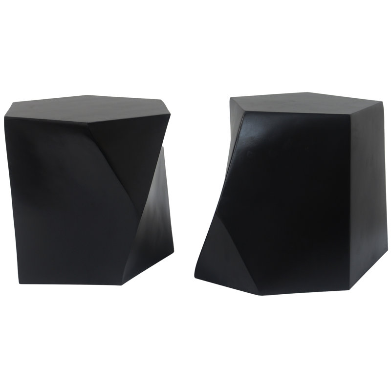 MODERN MGO COFFEE TABLE SET, Black