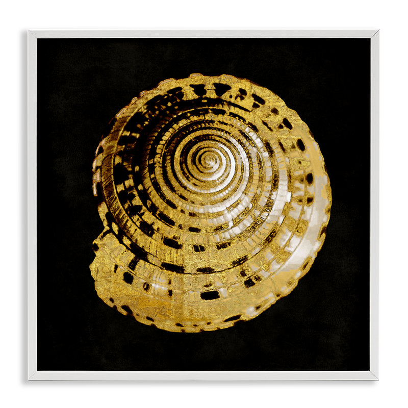 «Giclee Art» par Caroline Kelly, Giclée encadrée blanc bord de mer, H 12 po x l 12 po