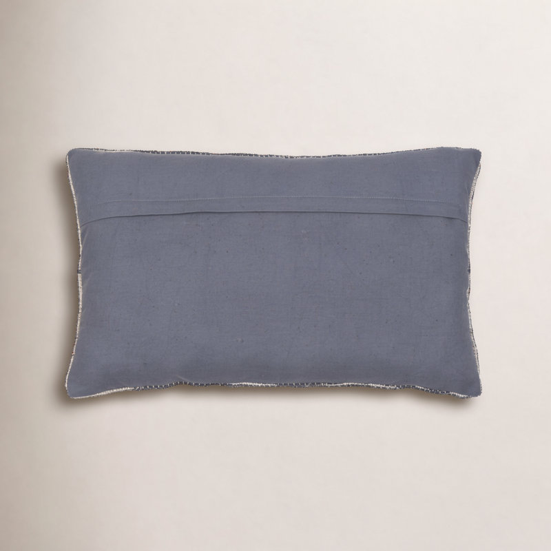 Mahala Geometric Cotton Throw Pillow, Polyester/Polyfill