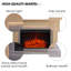 INGLETON FLAMME 121cm W Electric Fireplace with-1284509026