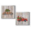 Classic Auto Christmas I - ensemble de 2 reproductions d'art encadrées-1462217760-1462217759-1462217752