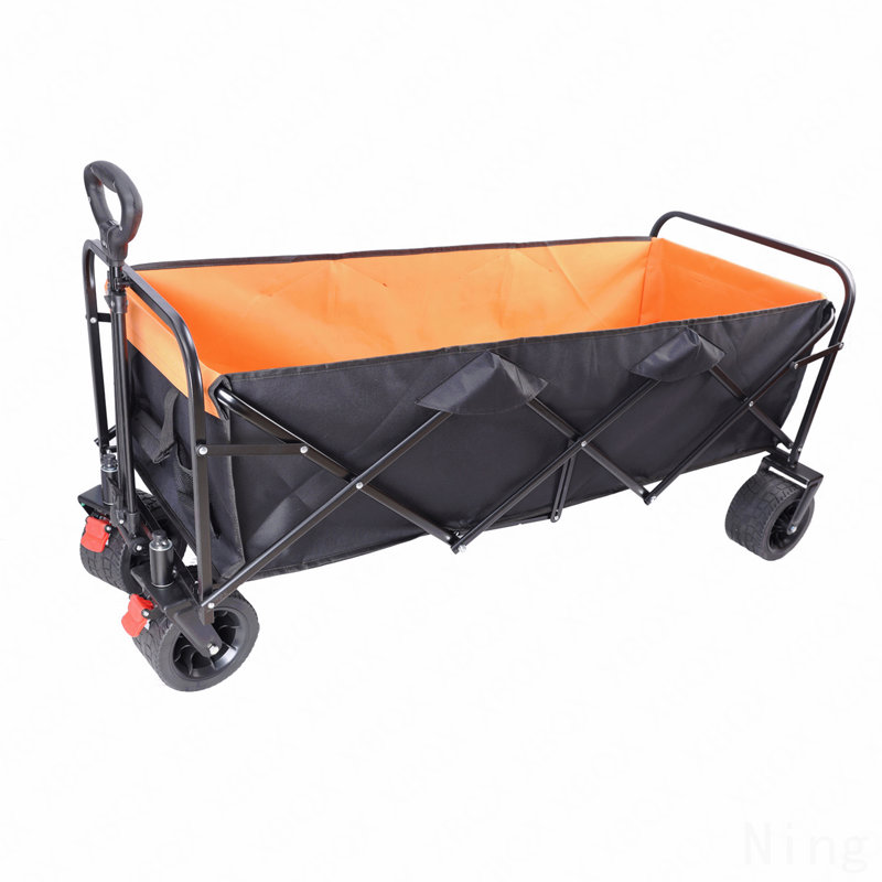Chariot pliant de grande capacité avec chariot extensible