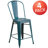 Angelean 24" High Distressed Metal Indoor-Outdoor Counter Height Stool - Back-1736821946-1683327244