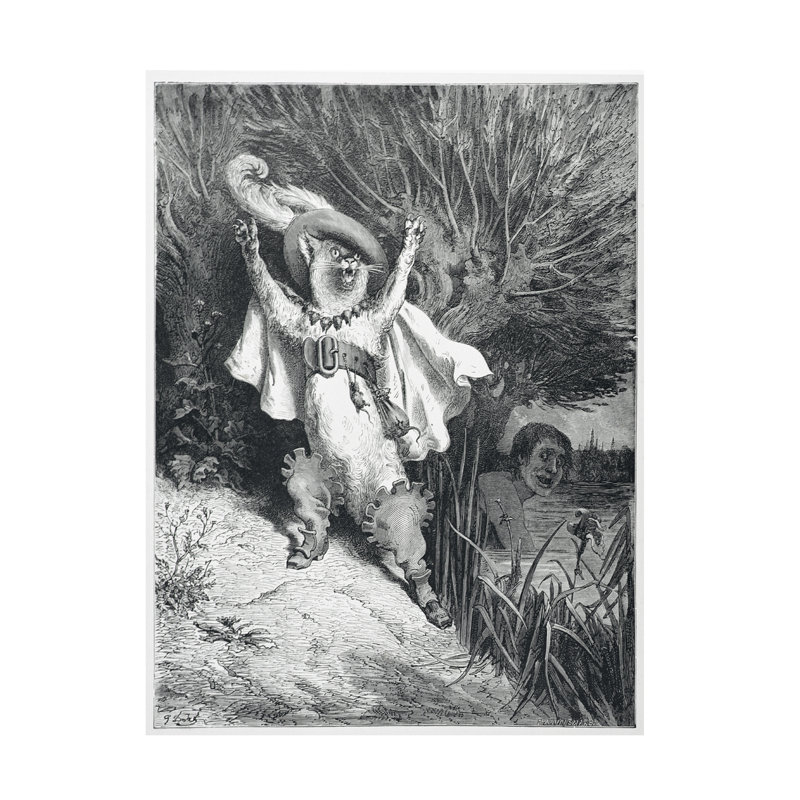 Art sur toile, Gustave Dore, H 19 po x l 14 po