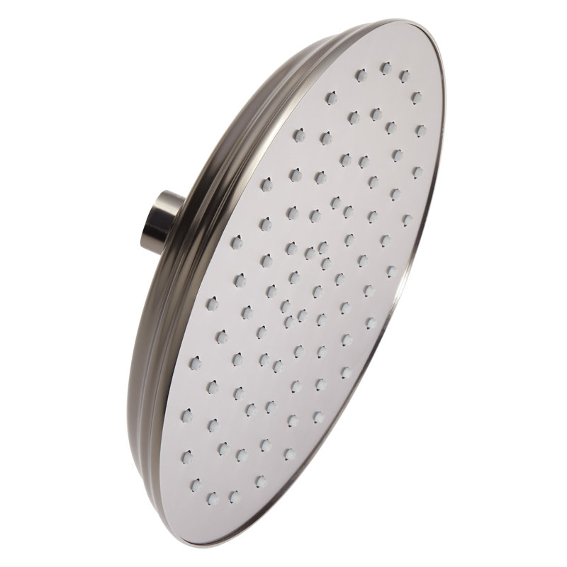 Pomme de douche ronde 8 "1,8 GPM, Nickel poli, 2.5 GPM