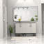 Extra Large Size Modern Black Bathroom Mirror With Aluminum Frame