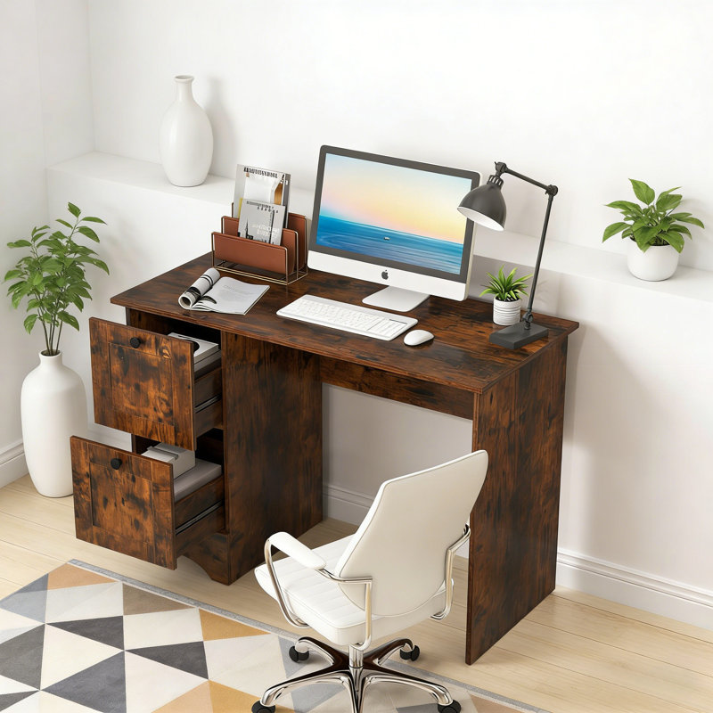 Computer Desk, Brown