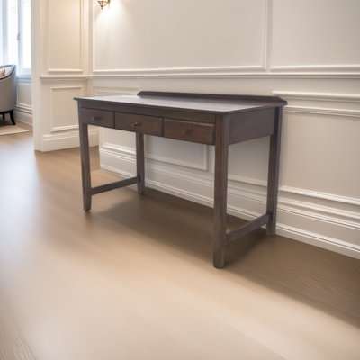 Solid wood simple three-drawer desk