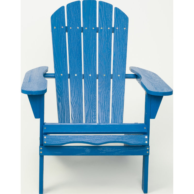 Chaise pliante en bois massif avec style, grain, bleu marine, sièges confortables pour une détente en plein air et facile à installer, côté piscine