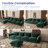 Minarik 4-Seat Chenille Fabric Upholstered Sectional Sofa With Ottoman-231248842