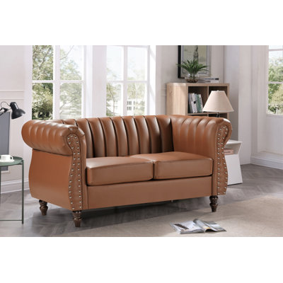Capri 59.1'' Velvet Loveseat