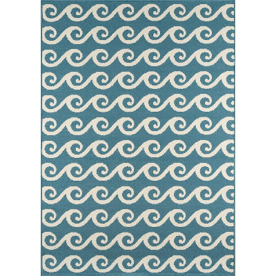 Tapis bleu Yepez