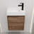 Modern 18 Inch Floating Small Bathroom Vanity With Single Sink