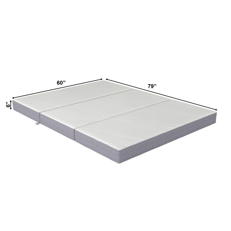  CoolSoft Memory Foam Folding Mattress, Queen, 6"