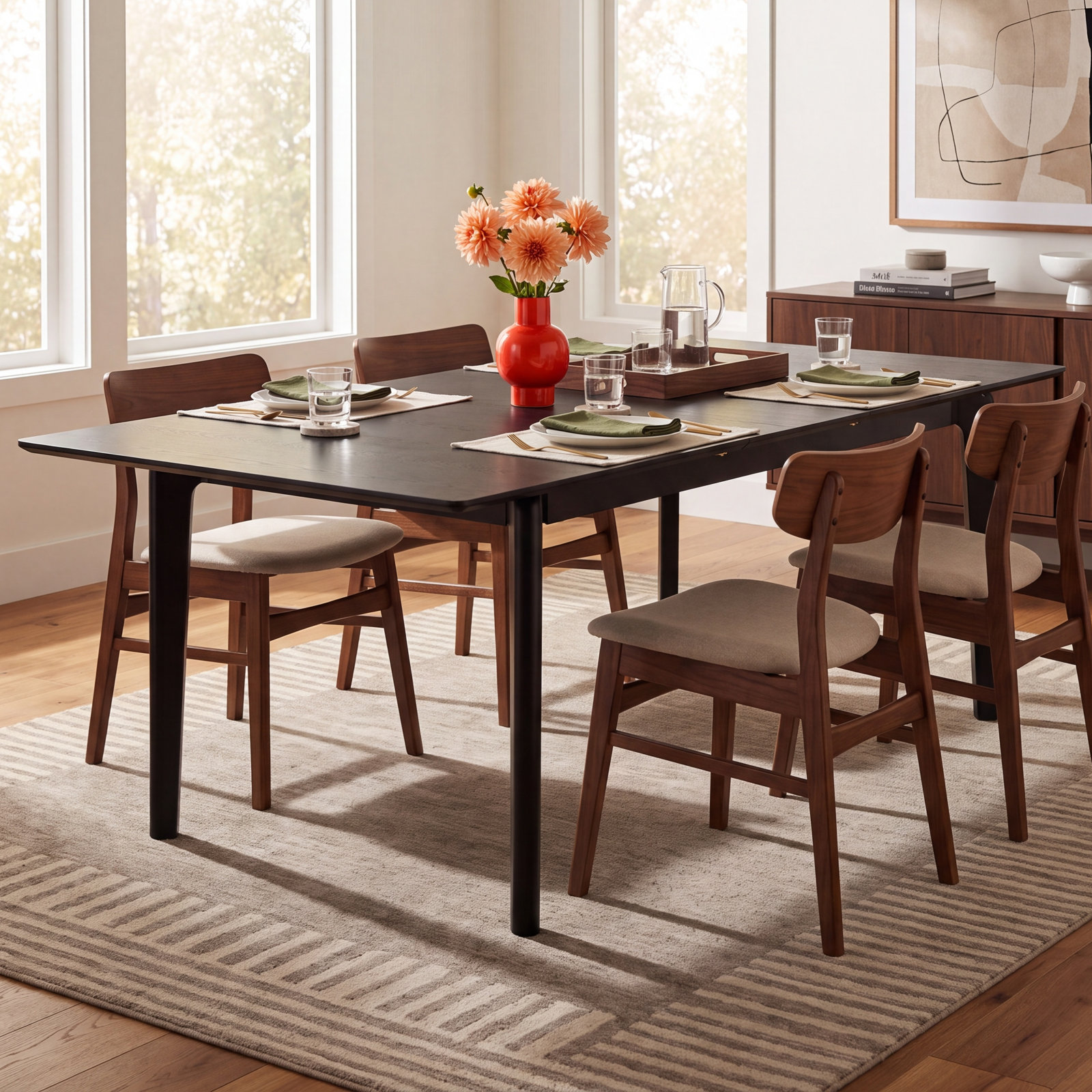 59" Extendable Dining Table