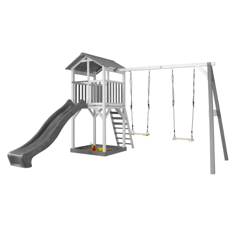 AXI Swing Set with Swing(s) , 1 Slide(s), Grey