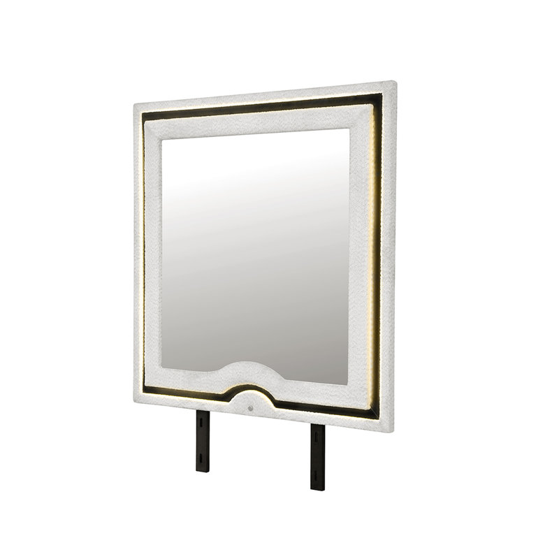 Miroir mural moderne noir et blanc | Idée de cadeau, Noir / blanc