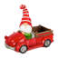 Figurine de jardin pour jardin en train de noël