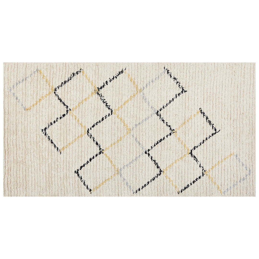 Handgetufteter Teppich Worthley in Beige