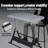 Foldable Welding Table Capacity Welding Workbench, Carbon Steel Work Bench with 3 Tilt Angles,Retractable Guide Rails for Welding Assembly Repair