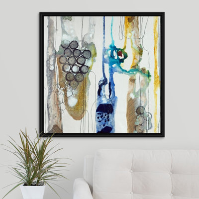 « botanique contour xiiiii », peinture sur toile