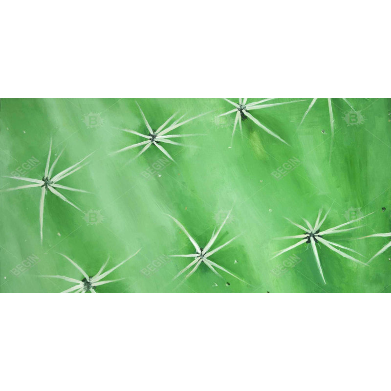 Cactus closeup - 15.75"x31.50" Desk mat