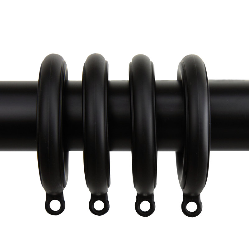 Helene Curtain Rings, Black