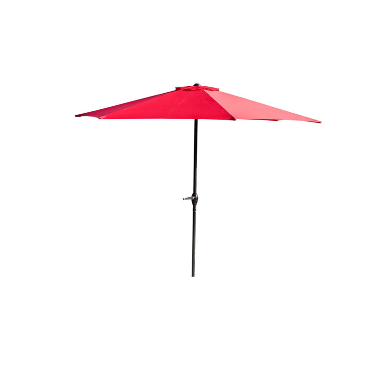 9' Outdoor Market Umbrella, Red