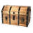 Faux Leather Accent Trunk