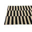Tapis noir et blanc Orta
