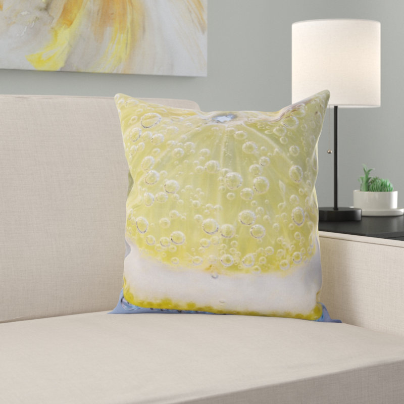 Coussin de tranche de citron