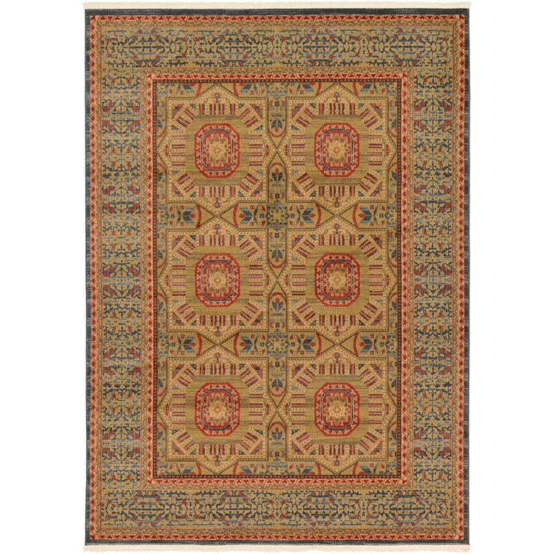 Palazzo Oriental Indoor Rug, Rectangle 7' x 10'