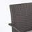 Wicker Armchair set of 2 with soft seat cushion
