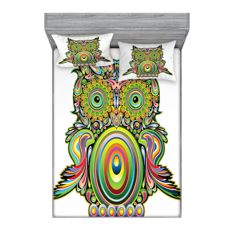 Microfiber Sheet Set, Queen Sheet Set with Fitted Sheet
