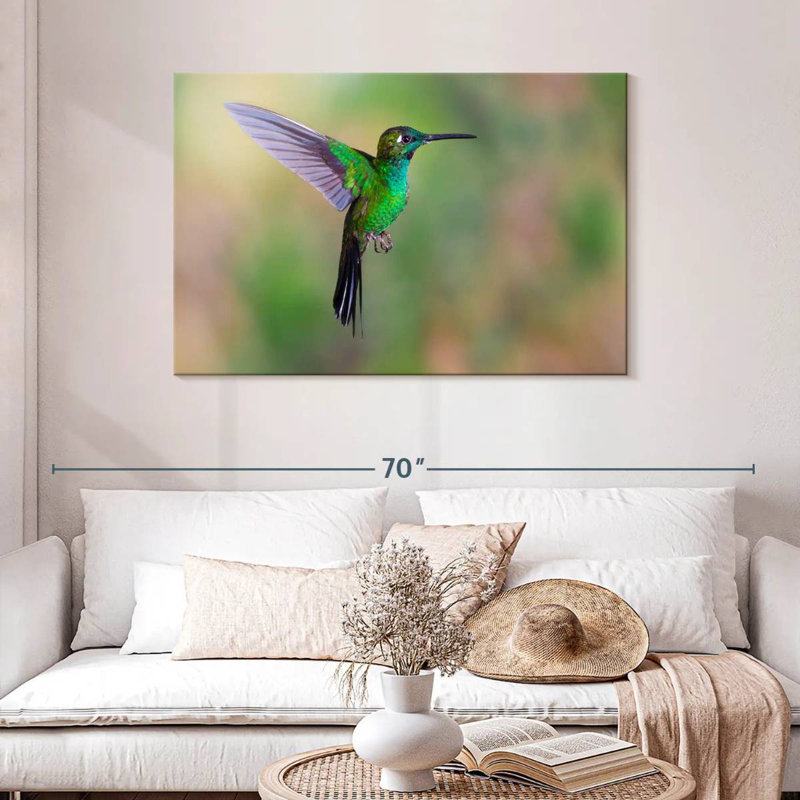 Green Fronted Hummingbird, 30" H x 45" W