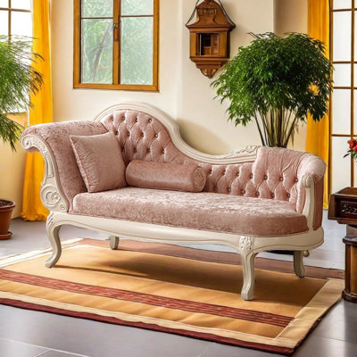 Chaise longue rembourrée French