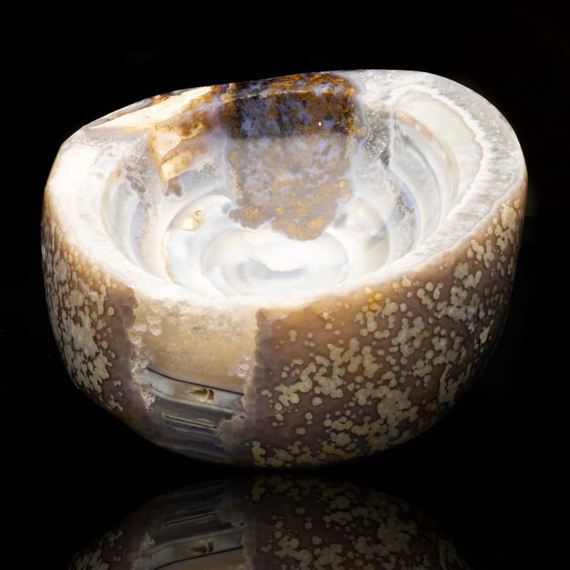 Hand-Carved Agate Bowl // 8 Lb.
