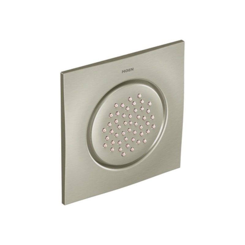 Mosaic Full Fixed Body Spray with Immersion, Brushed Nickel