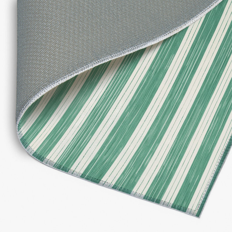 Tapis intérieur / extérieur vert HorizontalStripes
