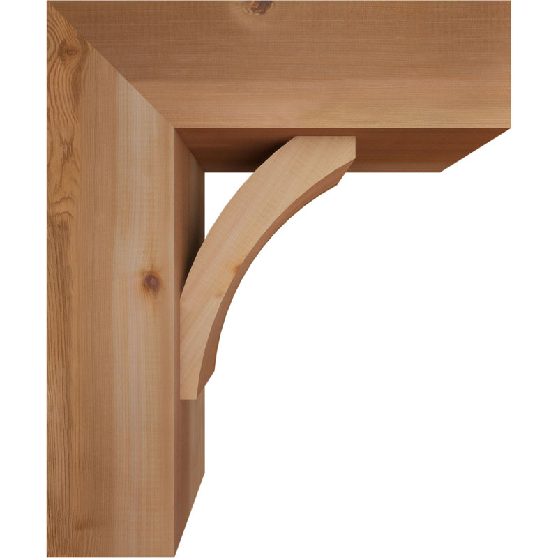Support à blocs l 7 1/2 po x P 20 po x H 24 po Thorton avec support décalé, cèdre rouge de l'Ouest, 24 x 20