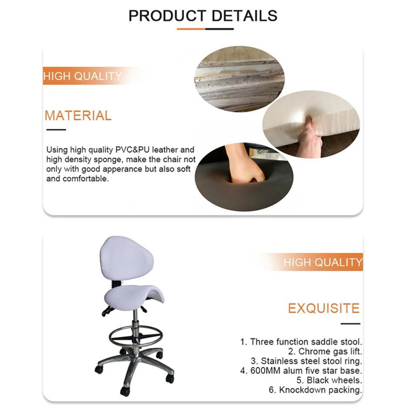 Saddle Chair With Leg Ring
