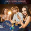 Table de poker pliable à 10 joueurs 84 po RayChee, table de poker Texas Holdem avec rails rembourrés et porte-gobelets-99837444