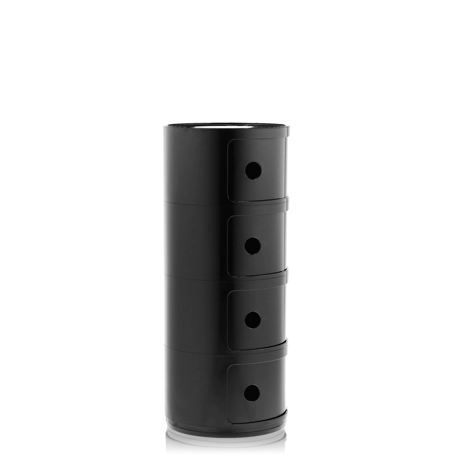 Componibili Modular Stacking Unit, Black, 4