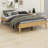 Modern Wood Platform Bed Frame with Wood Slats & Reliable Metal Support-372114074