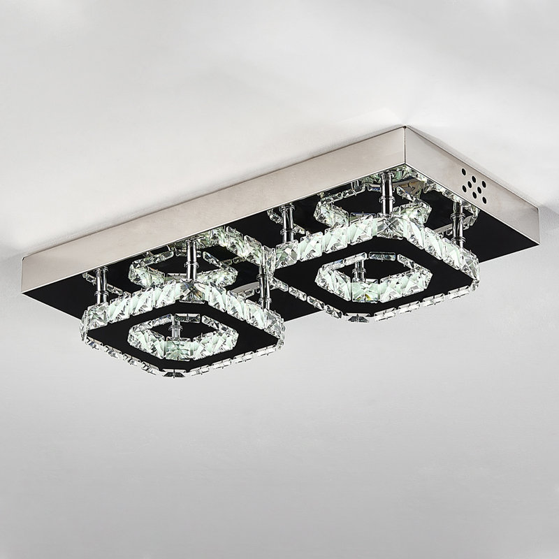 Madisen Glass LED Flush Mount